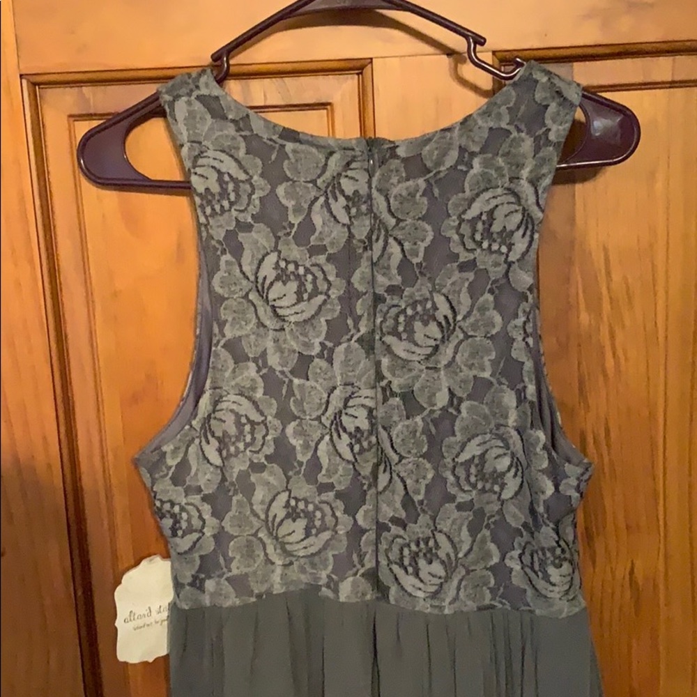 NWT altar’d state grey lace tank dress Sz m floral